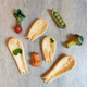 Designer Kay Chan created baked edible cutlery.